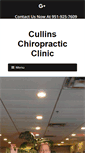 Mobile Screenshot of cullinschiropractic.com